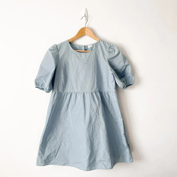 Aritzia Wilfred Taffeta Babydoll Fantasy Dress Light Blue Size Small - Picture 5 of 8